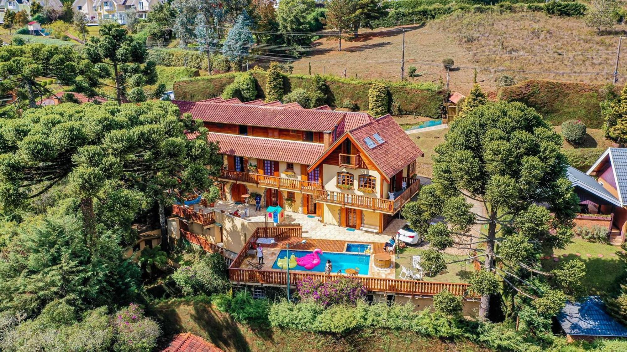 Mansao Austriaca Guesthouse Campos do Jordão المظهر الخارجي الصورة